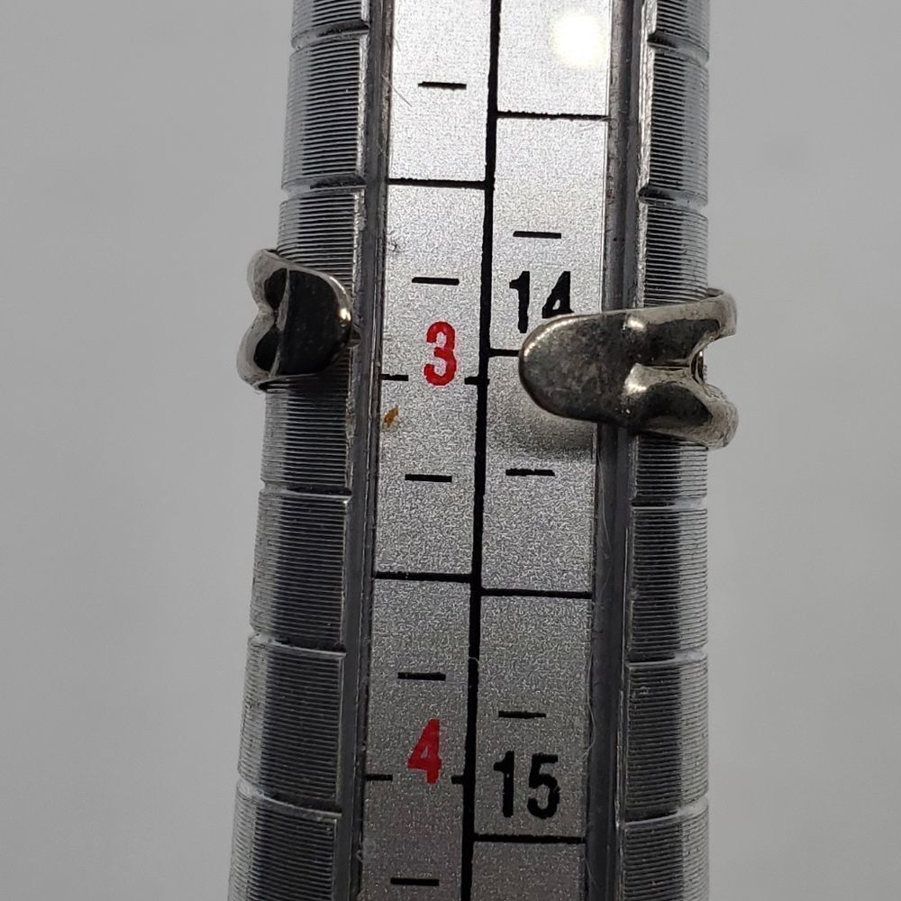 Silver & Green Flower Adjustable Toe Ring - image 5